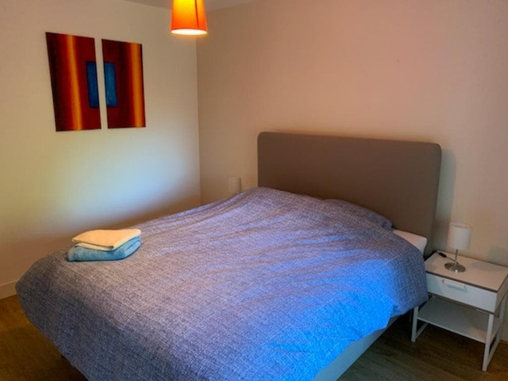 Tweepersoonsslaapkamer aan de voorzijde van Chez Laurent